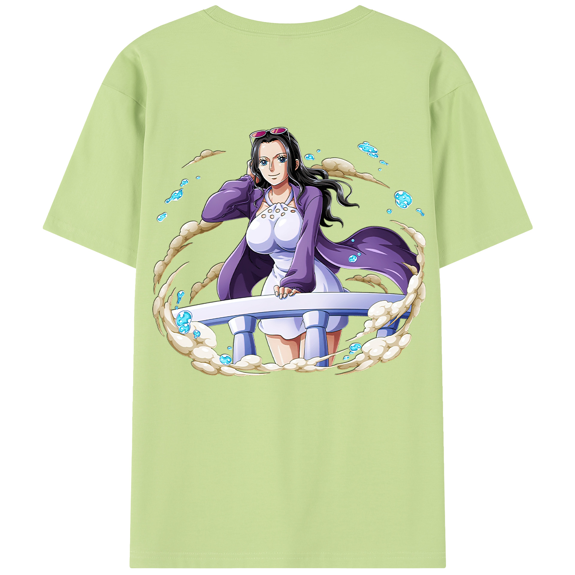 ワンピース ニコ・ロビン ONE PIECE Nico Robin 綿100％半袖Tシャツ（背面プリント）